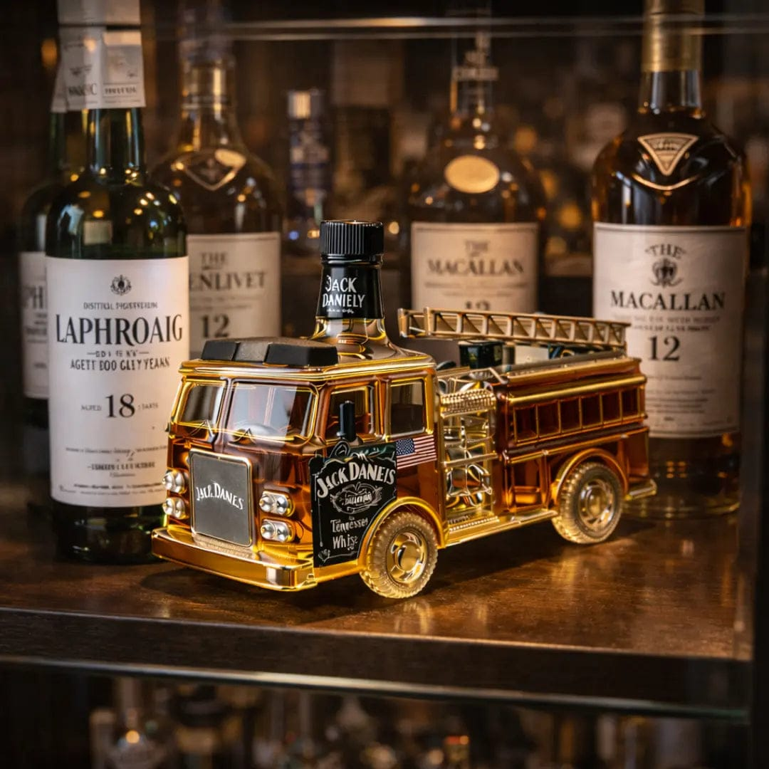 Velira Numatytoji pavadinimas Džeko Danielso viskio buteliai - Gaisrininkų leidimas