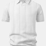 Velira Polo balta / XS Banga Johnny Apykaklės Megztas Polo