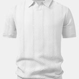 Velira Polo balta / XS Banga Johnny Apykaklės Megztas Polo
