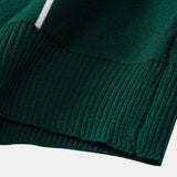 Velira Polo Dryžuota Zip Up Megzta Polo Marškinėliai