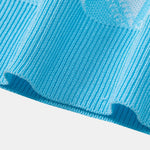 Velira Polo Geometrinė Mezginė V Formos Polo Marškiniai