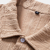 Velira Polo Geometrinis Džakardo Polo