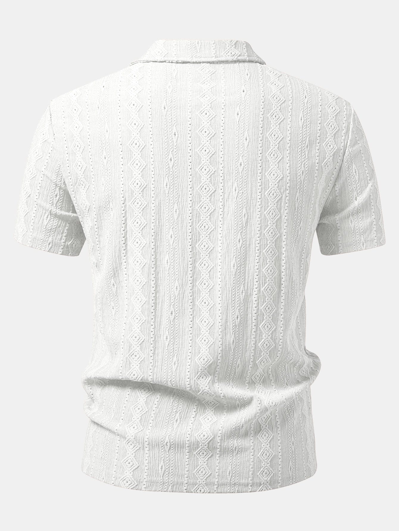 Velira Polo Geometrinis Džakardo Polo