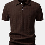 Velira Polo kava / S Geometrinis Džakardo Polo