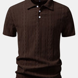 Velira Polo kava / S Geometrinis Džakardo Polo