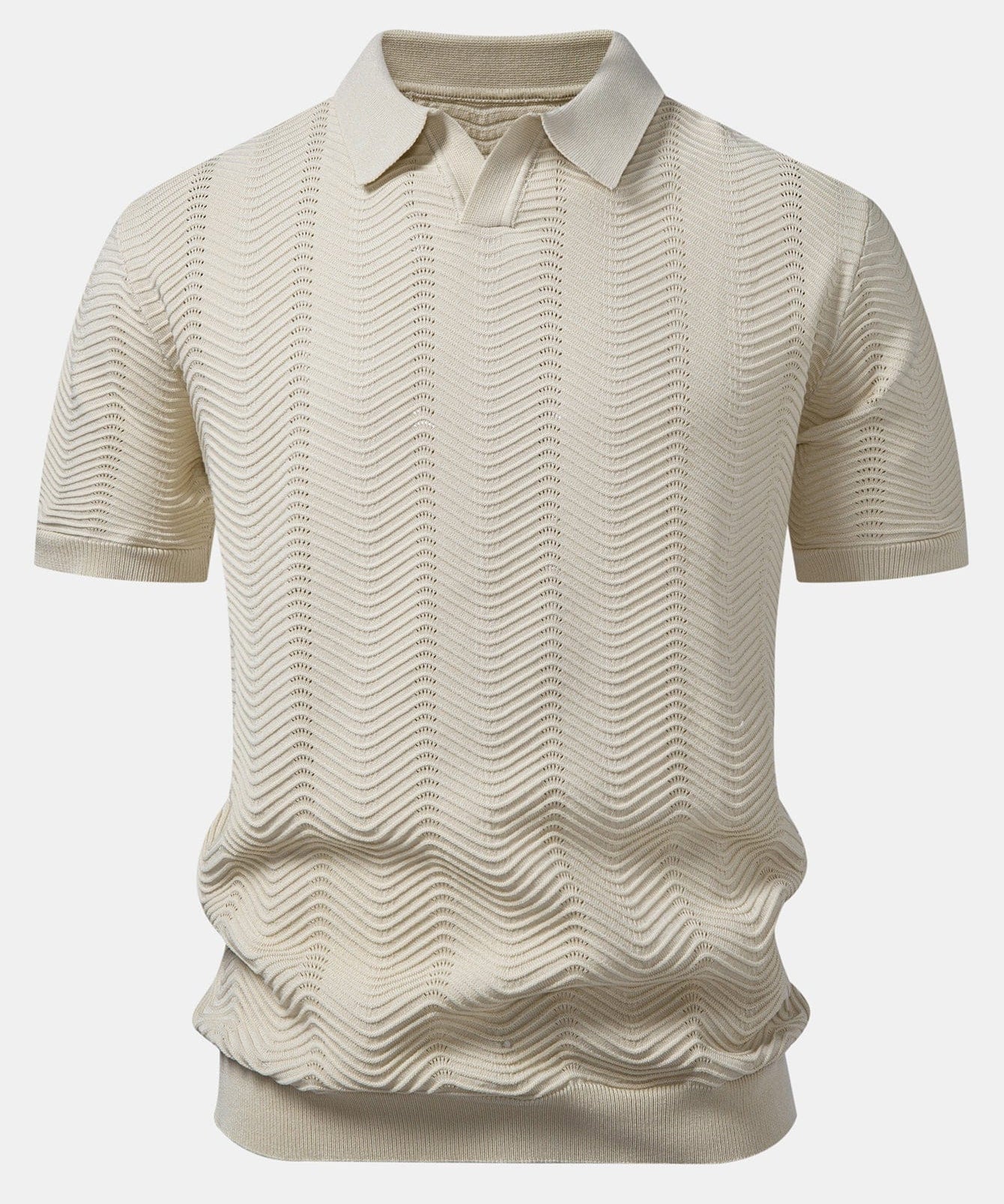 Velira Polo smėlinė / XS Banga Johnny Apykaklės Megztas Polo