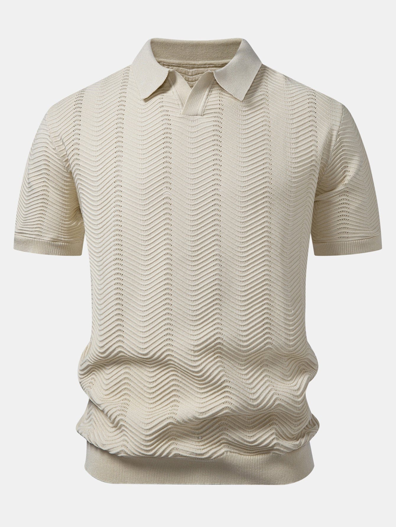 Velira Polo smėlinė / XS Banga Johnny Apykaklės Megztas Polo
