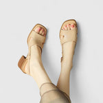 Velira Sandal Abrikosų / 4 (EU35) Marise - Ortopedinės Patogios Sandalai
