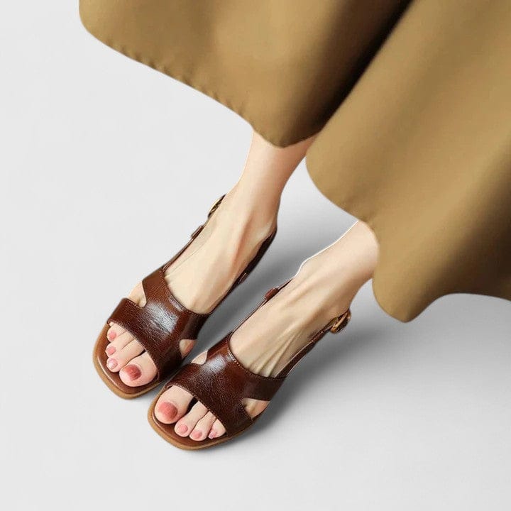 Velira Sandal Rudas / 4 (EU35) Marise - Ortopedinės Patogios Sandalai