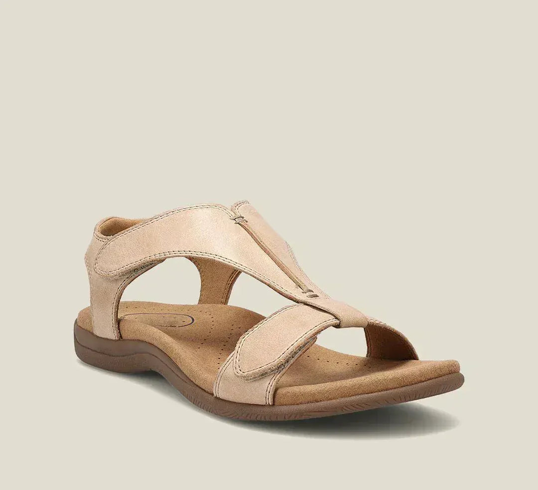 Velira Sandals Kreminė / 4 (EU35) Charlotte - Elegantiški ortopediniai sandalai