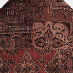 Velira short Vyrų retro atostogų 70-ųjų paisley trumpomis rankovėmis marškiniai