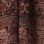 Velira short Vyrų retro atostogų 70-ųjų paisley trumpomis rankovėmis marškiniai