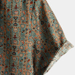 Velira short Vyrų vintage 70-ųjų retro trumpas rankovės marškiniai