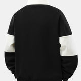 Velira Sweatshirts Atsipalaidavęs Fit Spalvų Blokų Palaidinė Su Polo Apykakle