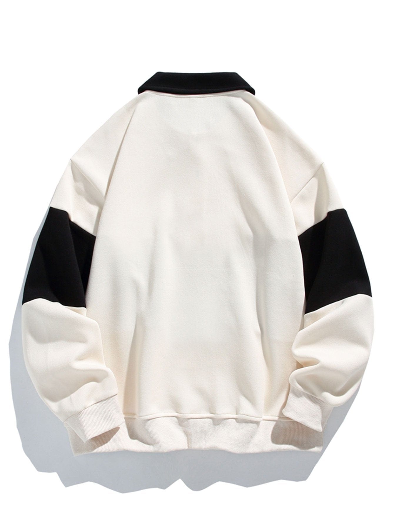 Velira Sweatshirts Atsipalaidavęs Fit Spalvų Blokų Pataisytas Polo Švarkas