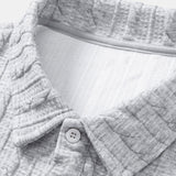 Velira Sweatshirts Atsipalaidavęs Fit Sukurtas Jacquard Polo Džemperis
