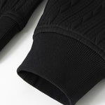Velira Sweatshirts Atsipalaidavęs Fit Sukurtas Jacquard Polo Džemperis