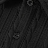 Velira Sweatshirts Atsipalaidavęs Fit Sukurtas Jacquard Polo Džemperis