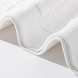 Velira Sweatshirts Atsipalaidavęs Fit Twist Žakardo Palaidinė su Apvalia Kaklo Linija