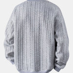 Velira Sweatshirts Atsipalaidavęs Fit Twist Žakardo Palaidinė su Apvalia Kaklo Linija