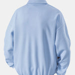 Velira Sweatshirts Atsipalaidavęs Fit Wffle V formos Polo Megztinis