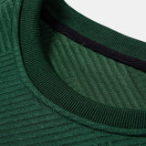 Velira Sweatshirts Atsipalaidavęs geometrinis dryžuotas džemperis