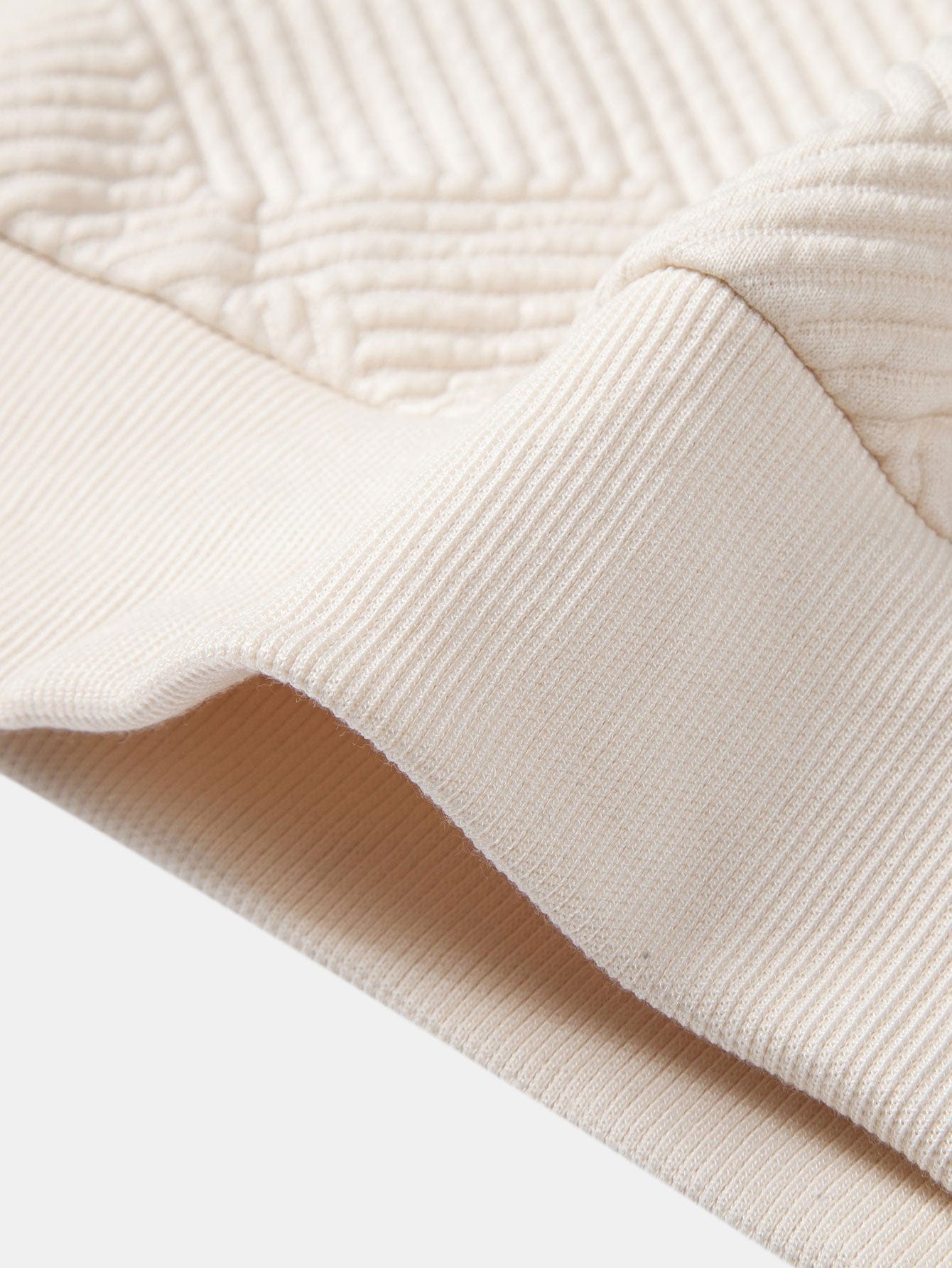 Velira Sweatshirts Atsipalaidavęs geometrinis dryžuotas džemperis
