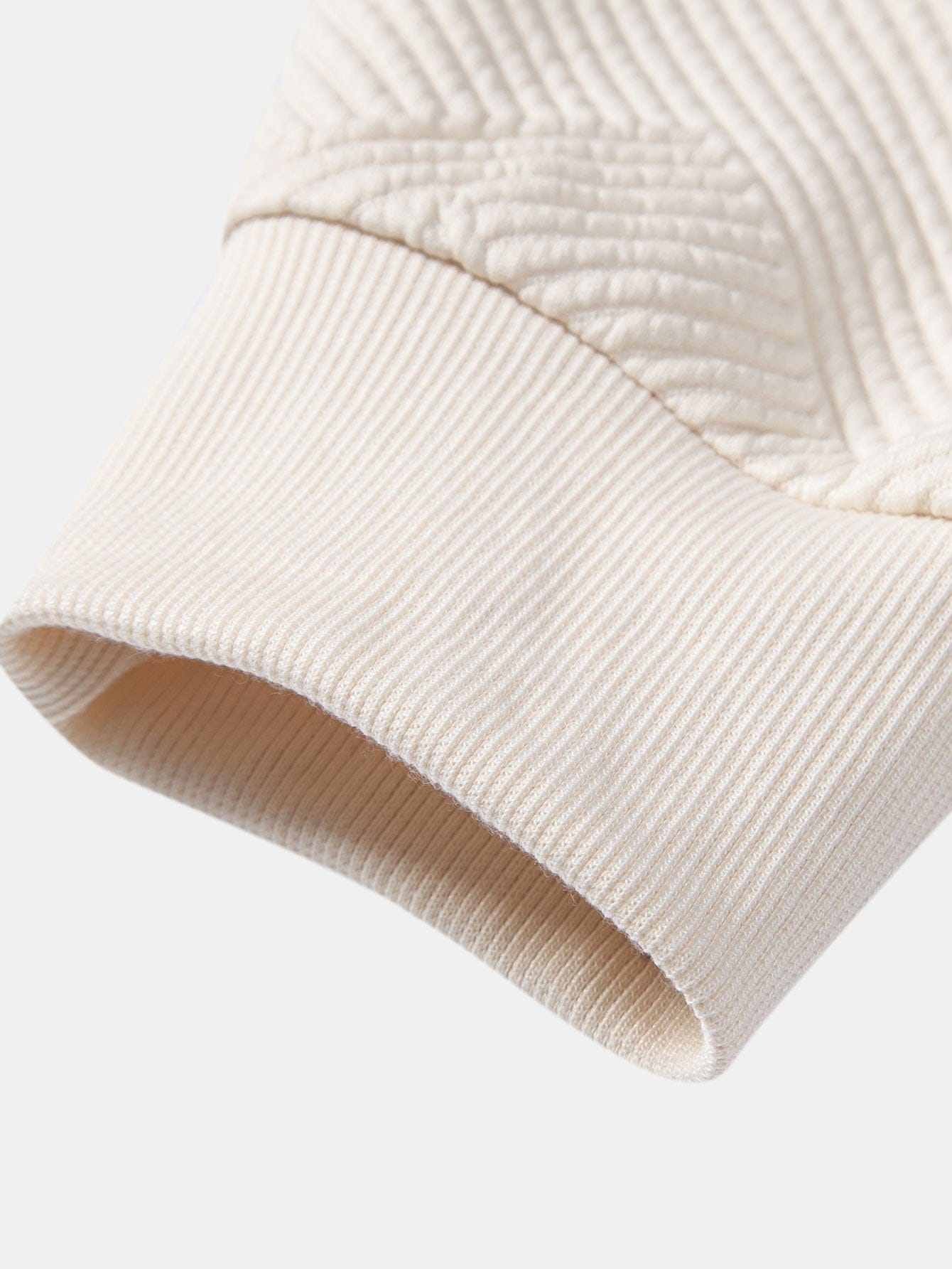 Velira Sweatshirts Atsipalaidavęs geometrinis dryžuotas džemperis
