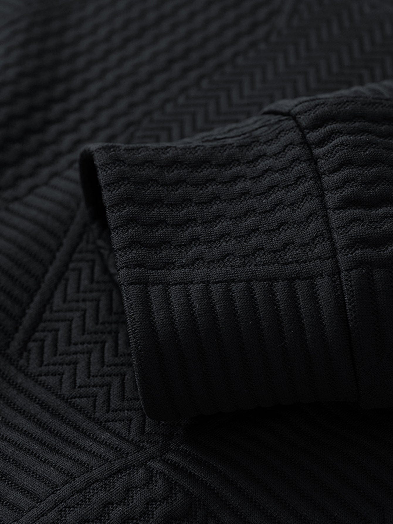 Velira Sweatshirts Atsipalaidavęs Geometrinis Žakardo Palaidinukas