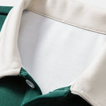 Velira Sweatshirts Atsipalaidavęs Los Andželo spaudos spalvų blokas polo apykaklės džemperis