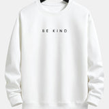 Velira Sweatshirts balta / XS Būk geras spausdinimo laisvalaikio megztinis