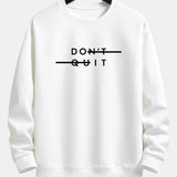 Velira Sweatshirts balta / XS Nepasiduok! Atsipalaidavęs prigludęs džemperis
