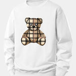 Velira Sweatshirts Balta / XS Tikrinto Lokio Spaudas Laisvas Palaidinukas