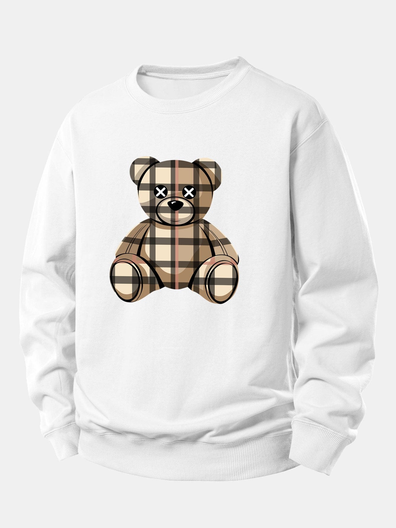 Velira Sweatshirts Balta / XS Tikrinto Lokio Spaudas Laisvas Palaidinukas