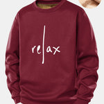 Velira Sweatshirts Bordo / S Atsipalaidavimas Spausdintas Teddy Fleece Pamušalas Švarkas