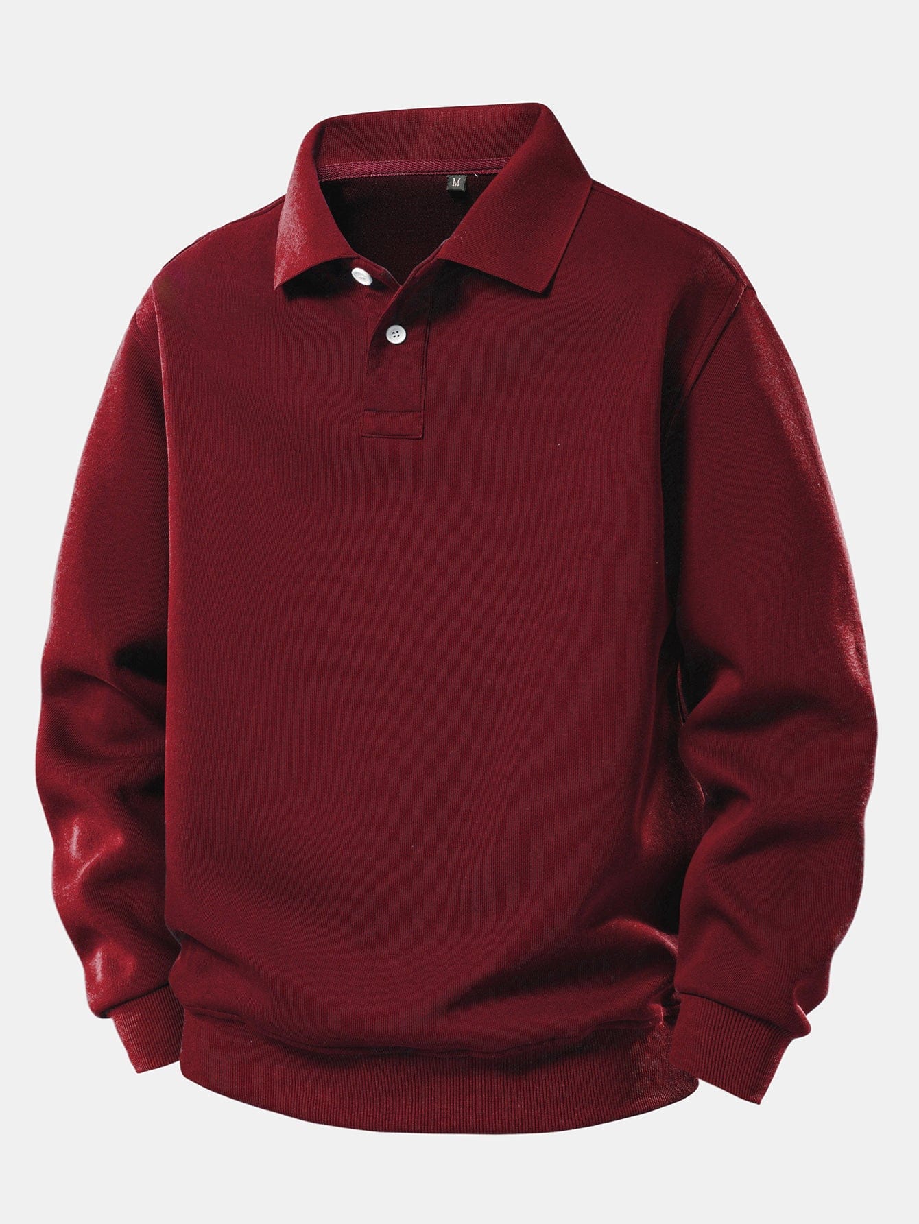 Velira Sweatshirts bordo / XS Solidus polo apykaklės megztinis