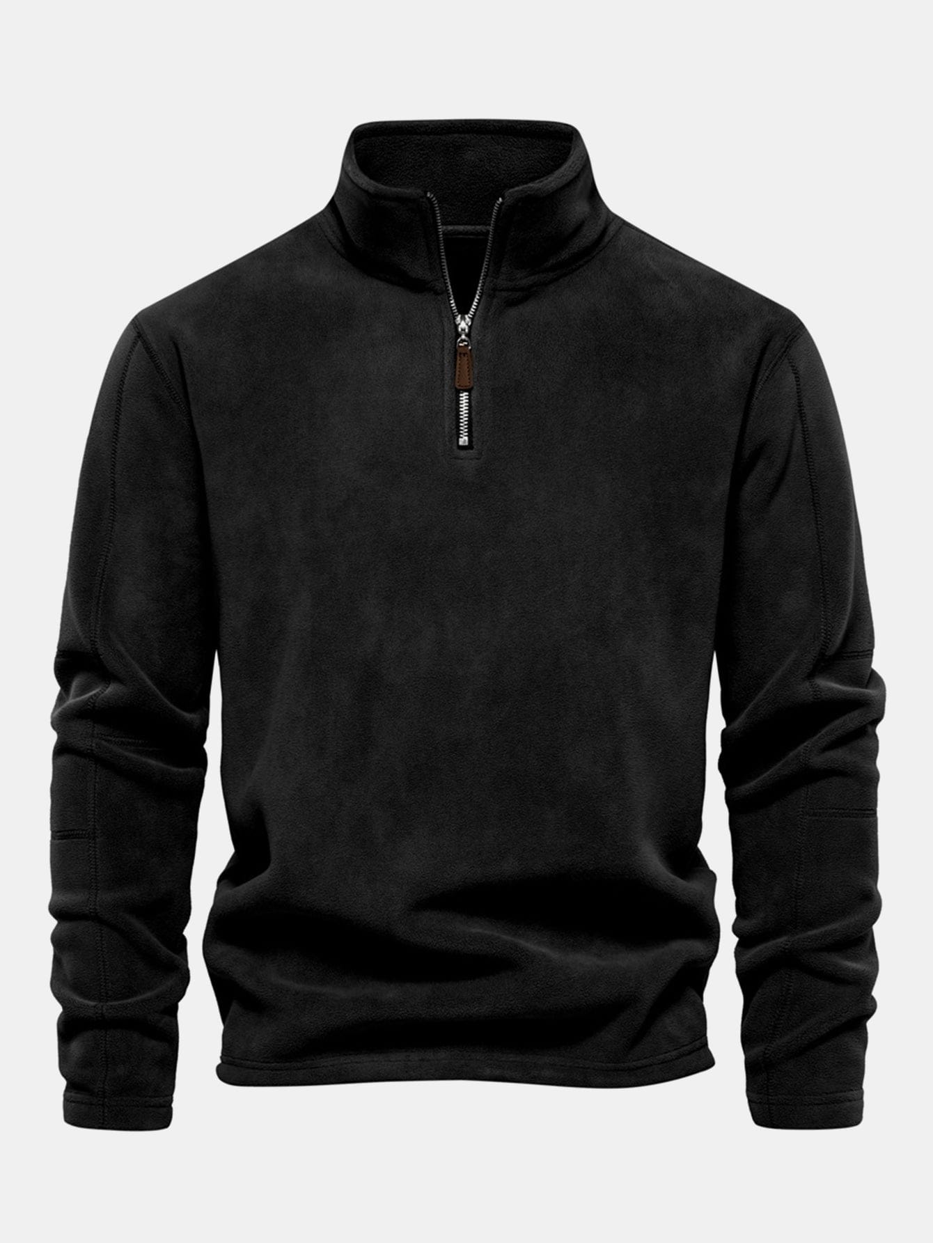 Velira Sweatshirts juoda / S Poliarinio Fleece Ketvirčio Užtrauktuko Megztinis