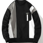 Velira Sweatshirts juoda / S Spalvų Bloko Palaidinė Su Kišene