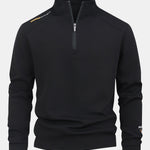 Velira Sweatshirts juoda / XS Ketvirčio užtrauktuko džemperis
