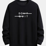 Velira Sweatshirts juoda / XS Nepasiduok! Atsipalaidavęs prigludęs džemperis