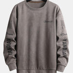 Velira Sweatshirts kava / S Raštinė Suede Crew Neck Džemperis