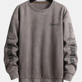 Velira Sweatshirts kava / S Raštinė Suede Crew Neck Džemperis