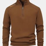 Velira Sweatshirts kava / XS Ketvirčio užtrauktuko džemperis