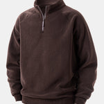 Velira Sweatshirts Kava / XS Polarinis Fleece Ketvirčio Užtrauktuku Megztinis