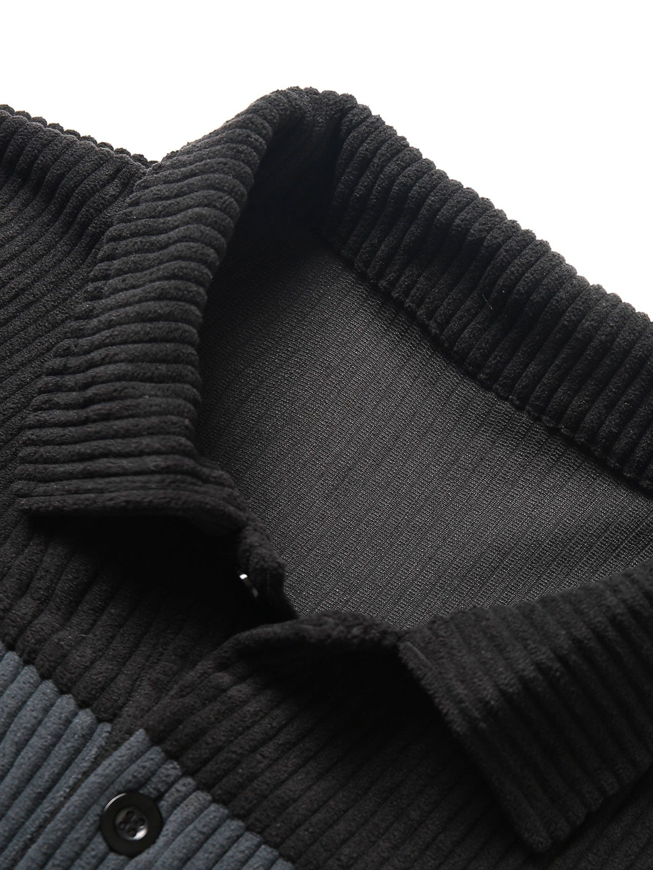 Velira Sweatshirts Kontrastinė džinsinė polo megztinė