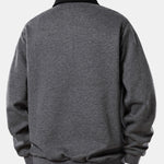 Velira Sweatshirts Kontrasto polo apykaklės džemperis