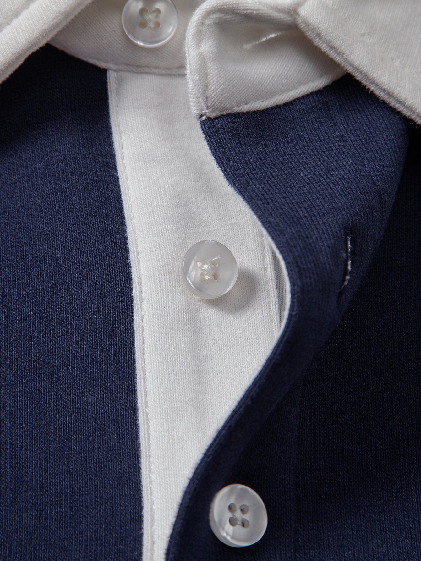 Velira Sweatshirts Kontrasto polo apykaklės džemperis