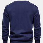 Velira Sweatshirts Kontrasto Polo Apykaklės Megztinis