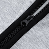 Velira Sweatshirts Kontrasto Užtrauktuko Polo Apykaklės Švarkelis