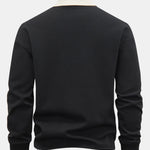 Velira Sweatshirts Kontrasto Užtrauktuko Polo Apykaklės Švarkelis